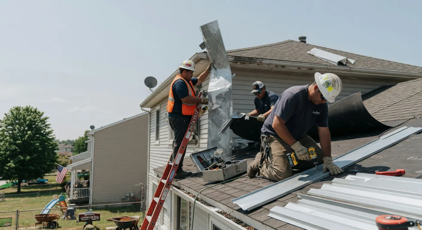 Storm Damage Metal Roof Repair in Twin Mountain, NH